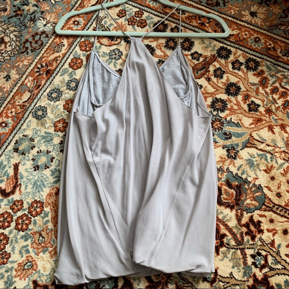 Vince Racer Back Silk Camisole - Picture 5 of 5